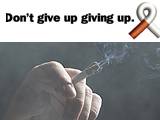 Give up smoking 