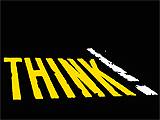 The THINK! campaign logo