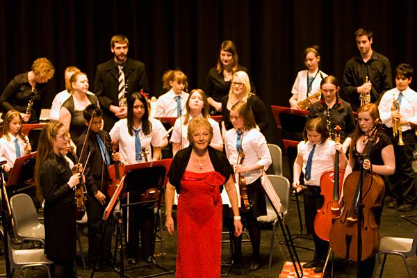 Rochdale Youth Orchestra Christmas Spectacular - Sue Verity and the Junior Orchestra