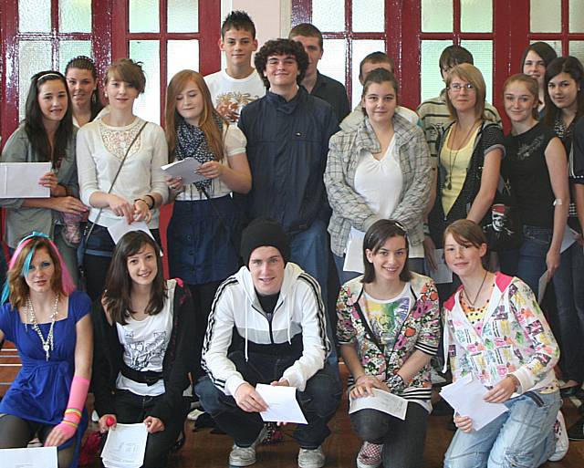 Year 10 students at the Holy Family school who passed their GCSEs in English in one year