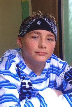 13-year-old Sam Riley