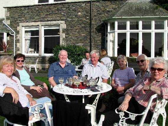 Members of the Rotary Club of Middleton on a fellowship weekend in the Lake District