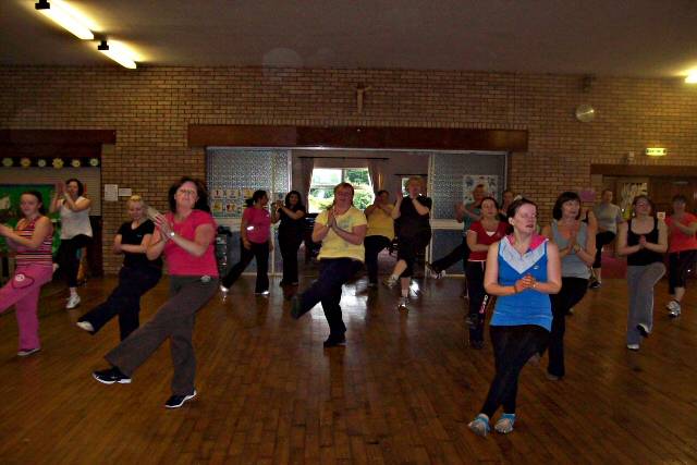 Zumba fitness classes at St Vincent's, Norden