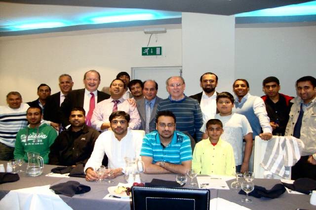 Members of the Rochdale Bangladeshi Partnership Project (RBPP) at the charity Iftar held at La-Min Haz restaurant 