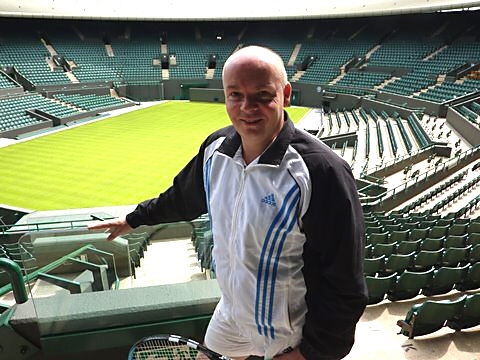 Dave Gartside at Wimbledon
