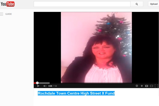 Screenshot of the poor quality video fronted by Debbie O'Brien
