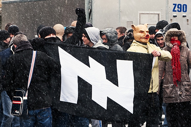 North West Infidels demonstration in Rochdale<br/>Saturday 4 February 2012