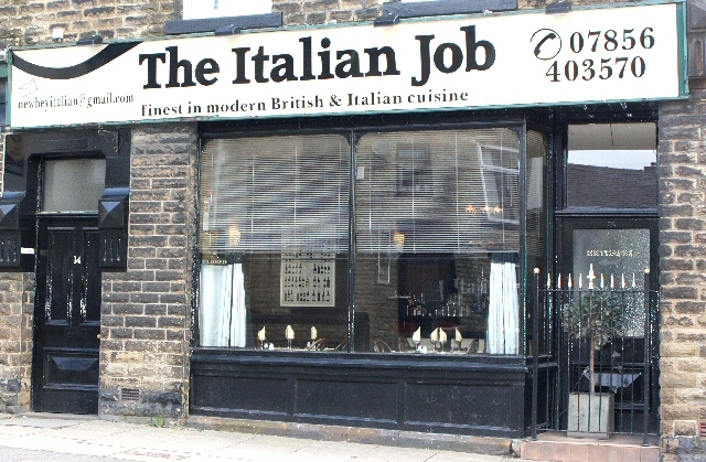 The Italian Job, Huddersfield Road, Newhey