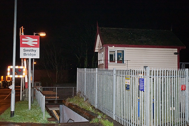 Smithy Bridge Station Signal Box