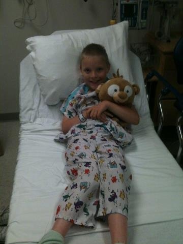 Adam ready for surgery