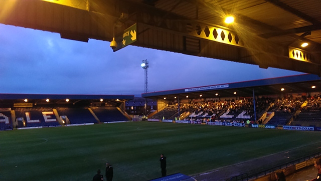 The floodlights start to return, one bulb at a time