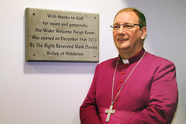 The Bishop of Middleton, the Rt Rev Mark Davies