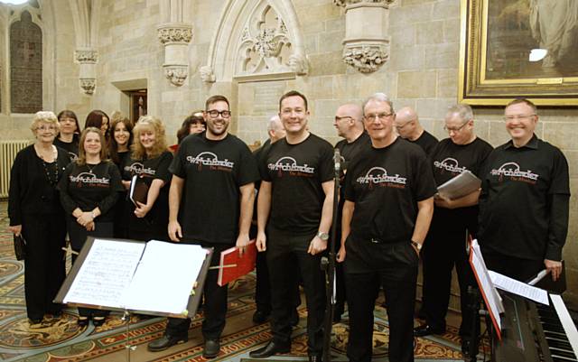 Rochdale Amateur Operatic Society performing songs from the new musical Witchfinder