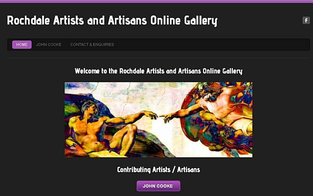 Rochdale Artists and Artisans Gallery web site