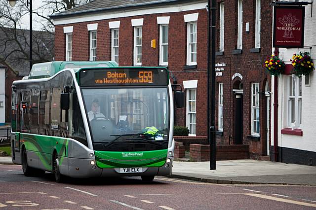 Greater Manchester is set to become a green bus capital of the UK, with 229 diesel-electric hybrid vehicles on the road by this summer