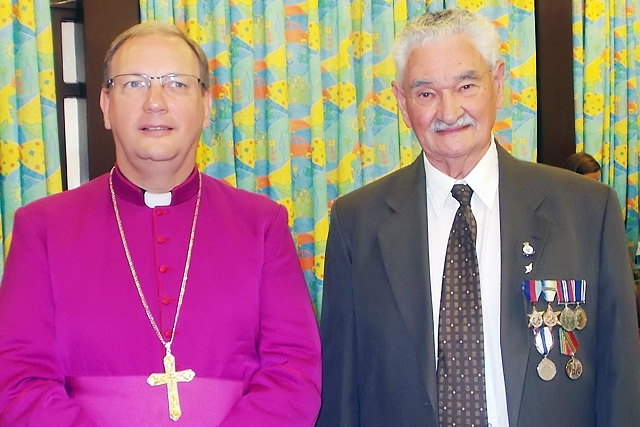 Bishop Mark Davies and John Wilson