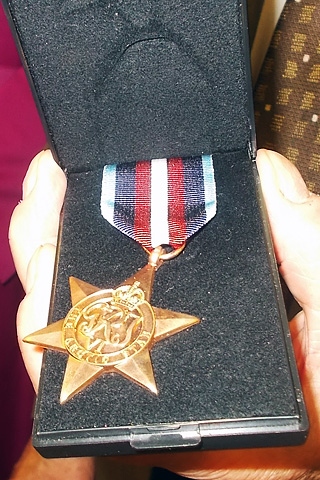 John Wilson's Arctic Star medal