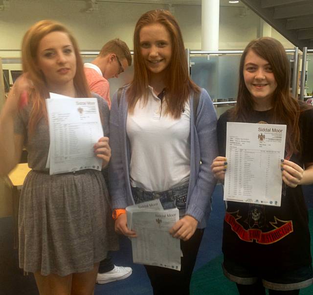 Siddal Moor students celebrate their GCSE results