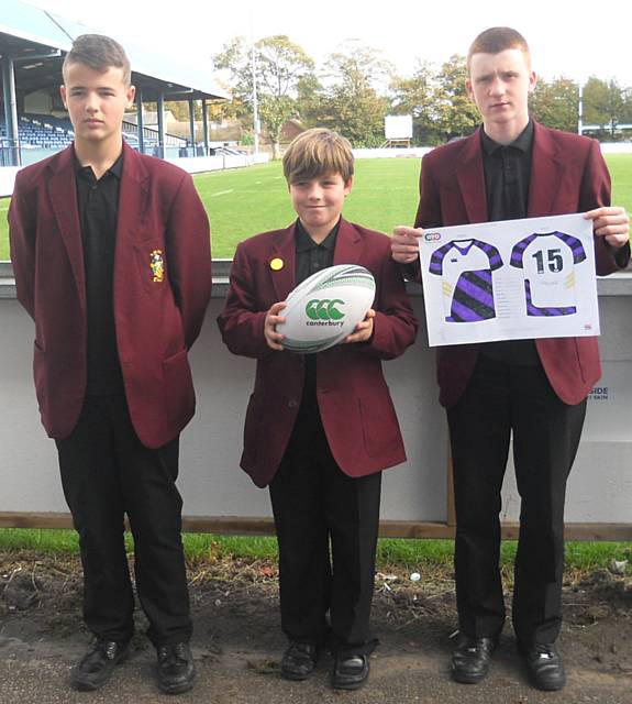 Callum Giblin, Ethan Poole, Jordan Parr from Siddal Moor Sports College
