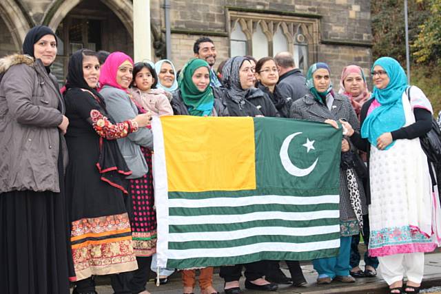 Kashmir flag raising event at Rochdale Town Hall