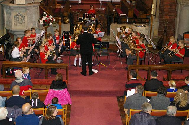'Lest We Forget' with Junior Blast and conductor Lee Rigg at St Andrew's, Dearnley 