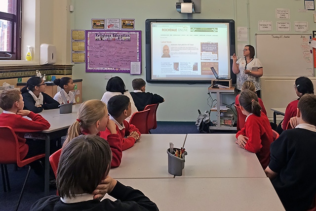 Rochdale Online reporter Amy Westlake visits Castleton Primary School