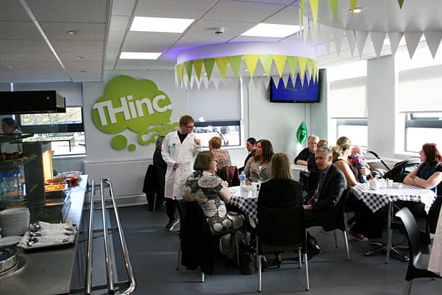 The new THinc café on opening day