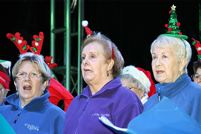 Rochdale Christmas Lights Switch On 2014<br />The Carers Choir