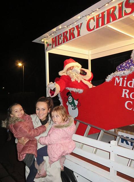 The Rotary Club of Middleton raised over £6,500 through their Father Christmas Float 