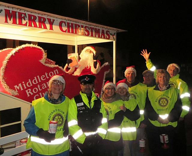The Rotary Club of Middleton Christmas Float