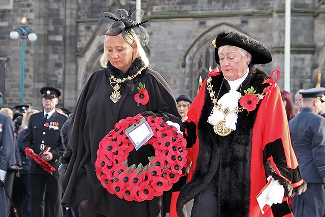 Remembrance Sunday in Rochdale