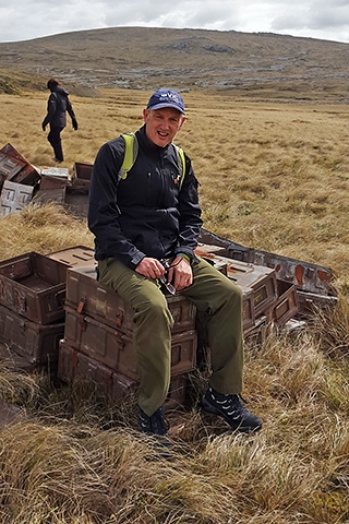 Falklands veteran Steve Butterworth returns to the islands after 32 years