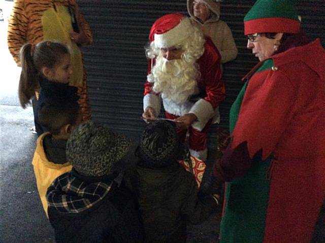 Belfield Community School visit to Father Christmas