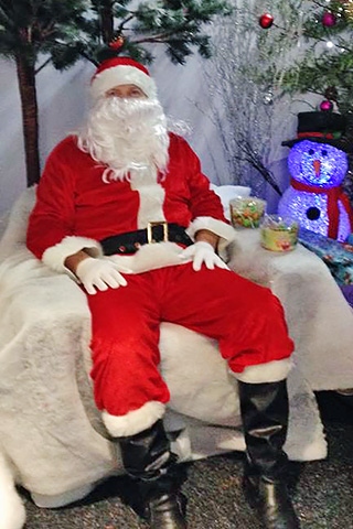Santa at Littleborough Business Centre Christmas Fair