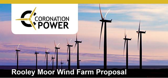 Coronation Power plans a wind farm on Rooley Moor 