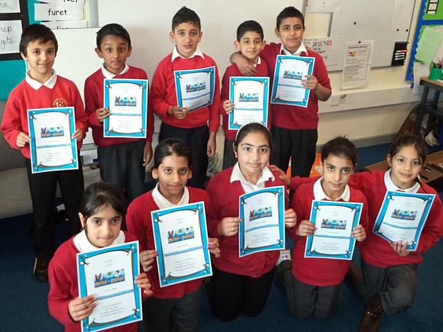 Year 4 children who took part in the mini water polo competition