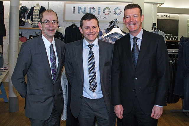 Council Leader, Councillor Colin Lambert, Marks and Spencer store manager Nick Bluer and Chief Executive of Rochdale Council Jim-Taylor