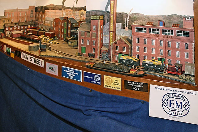 Iron Street layout at the Rochdale Model Railway Group 50th exhibition 