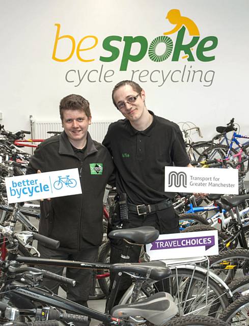 The Bike Back to Work scheme gives jobseekers who have recently found work the opportunity to apply for a recycled bike that they can use to travel to their new job