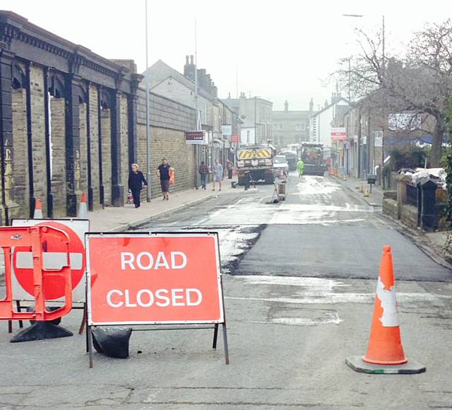 Hare Hill Road is currently one way system and businesses say that this is affecting custom