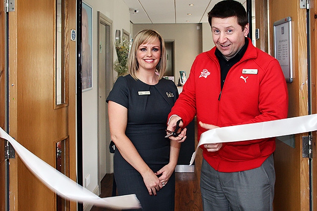 Saks Middleton officially opened by Virgin Active Health Club Manager Jeremy Tidman and Kelly Watts