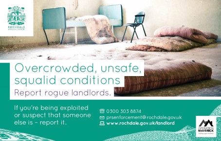 Operation Maverick to tackle Rochdale borough’s rogue landlords 
