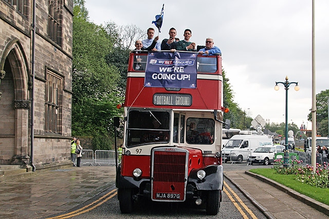 Rochdale Football Club parade and civic reception