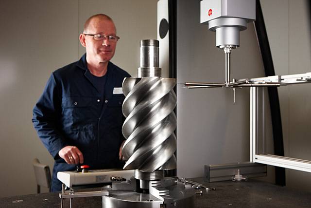 Absolute precision: a rotor from Holroyd Precision Components is painstakingly checked