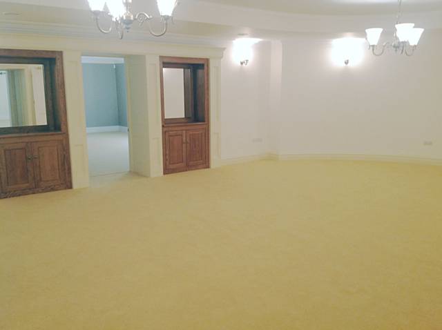 One of the rooms GSG Carpets fitted at a mansion in Shropshire