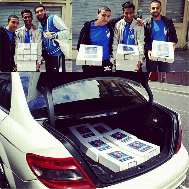 Muslim volunteers fasting for Ramadan have delivered 419 cakes in the Rochdale area