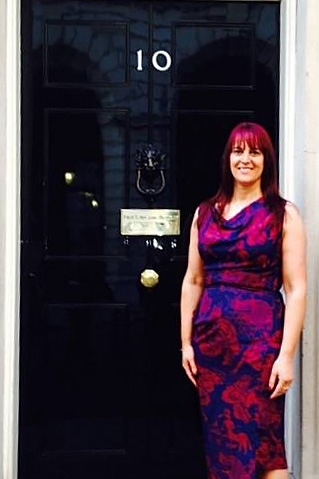 Linda Fisher at Number Ten Downing Street