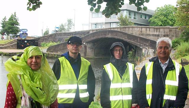 Members of the Rochdale Environmental Action Group (REAG) cleaned Rochdale Canal 