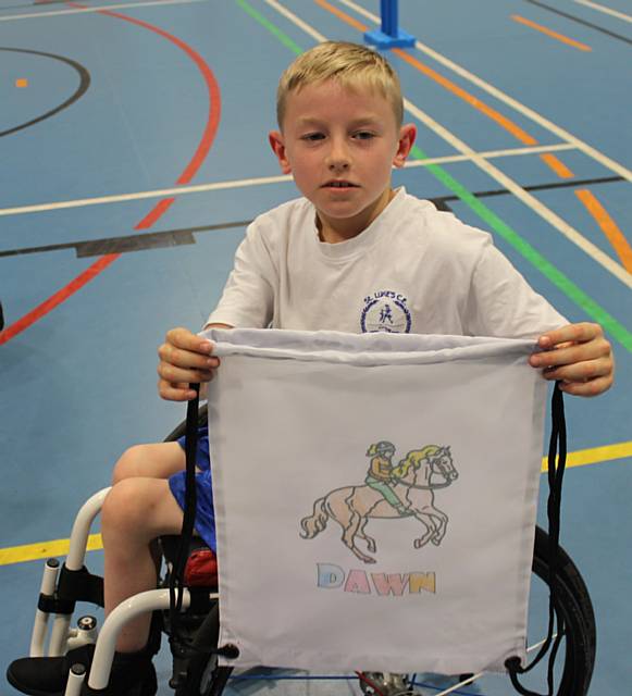 Student from St Lukes enjoys a Taster Day at Siddal Moor Sports College 