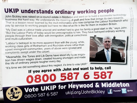 UKIP election leaflet